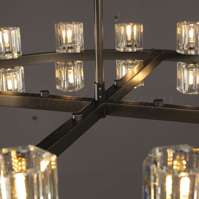 Arcachen Crystal Round Chandelier 36", 48", 60" - Camilalamps - CAM1126