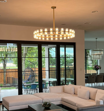 Arcachen Crystal Round Chandelier 36", 48", 60" - Camilalamps - CAM1123