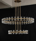 Arcachon Crystal 2 - Tier Round Chandelier 60“ - Camilalamps - Ca-1CH1022T60-11