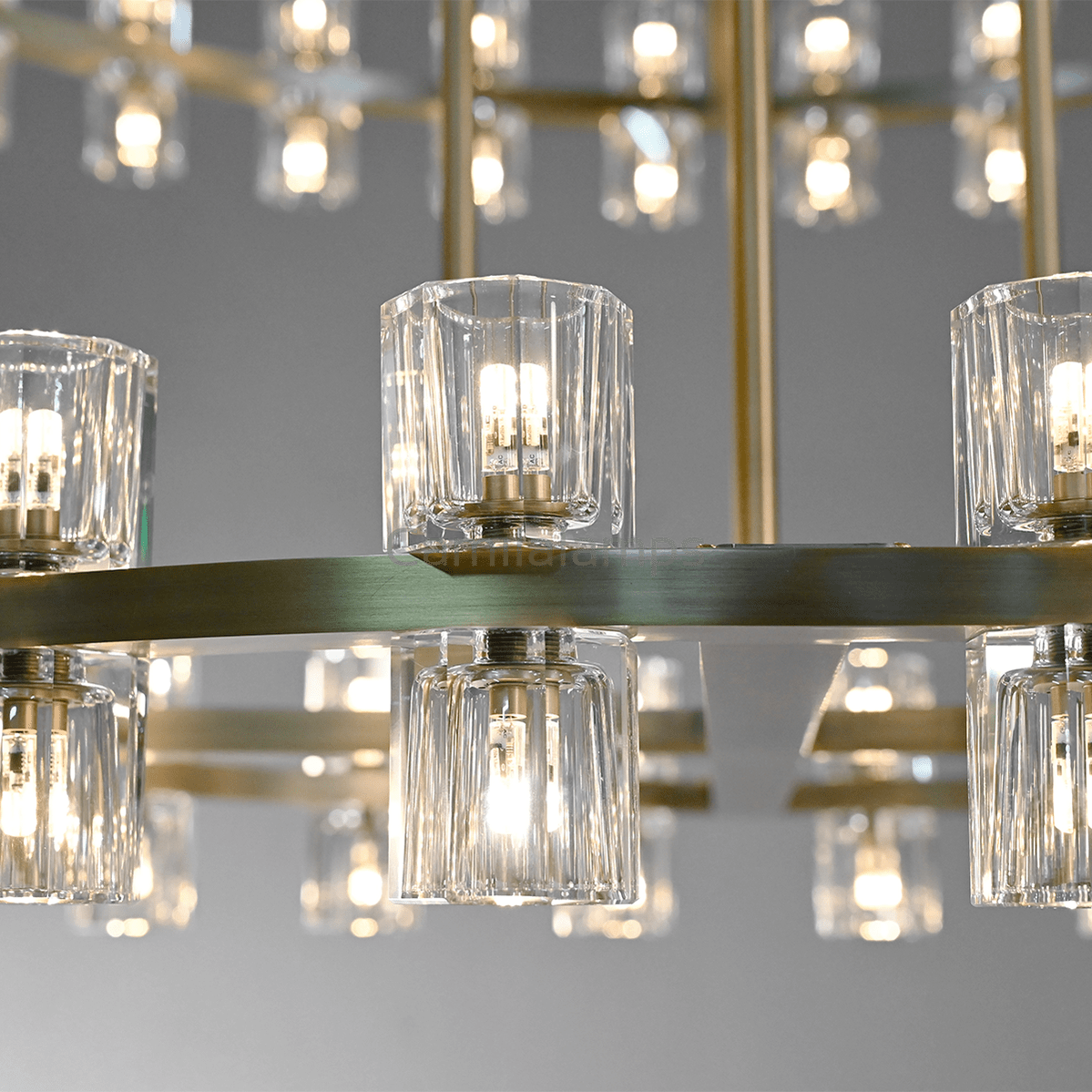 Arcachon Crystal 2 - Tier Round Chandelier 60“ - Camilalamps - Ca-1CH1022T60-11