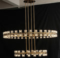 Arcachon Crystal 2 - Tier Round Chandelier 60“ - Camilalamps - Ca-1CH1022T60-11