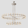 Arcachon Crystal 2 - Tier Round Chandelier 60“ - Camilalamps - Ca-1CH1022T60-13