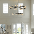 Arcachon Crystal 2 - Tier Round Chandelier 60“ - Camilalamps - Ca-1CH1022T60-11