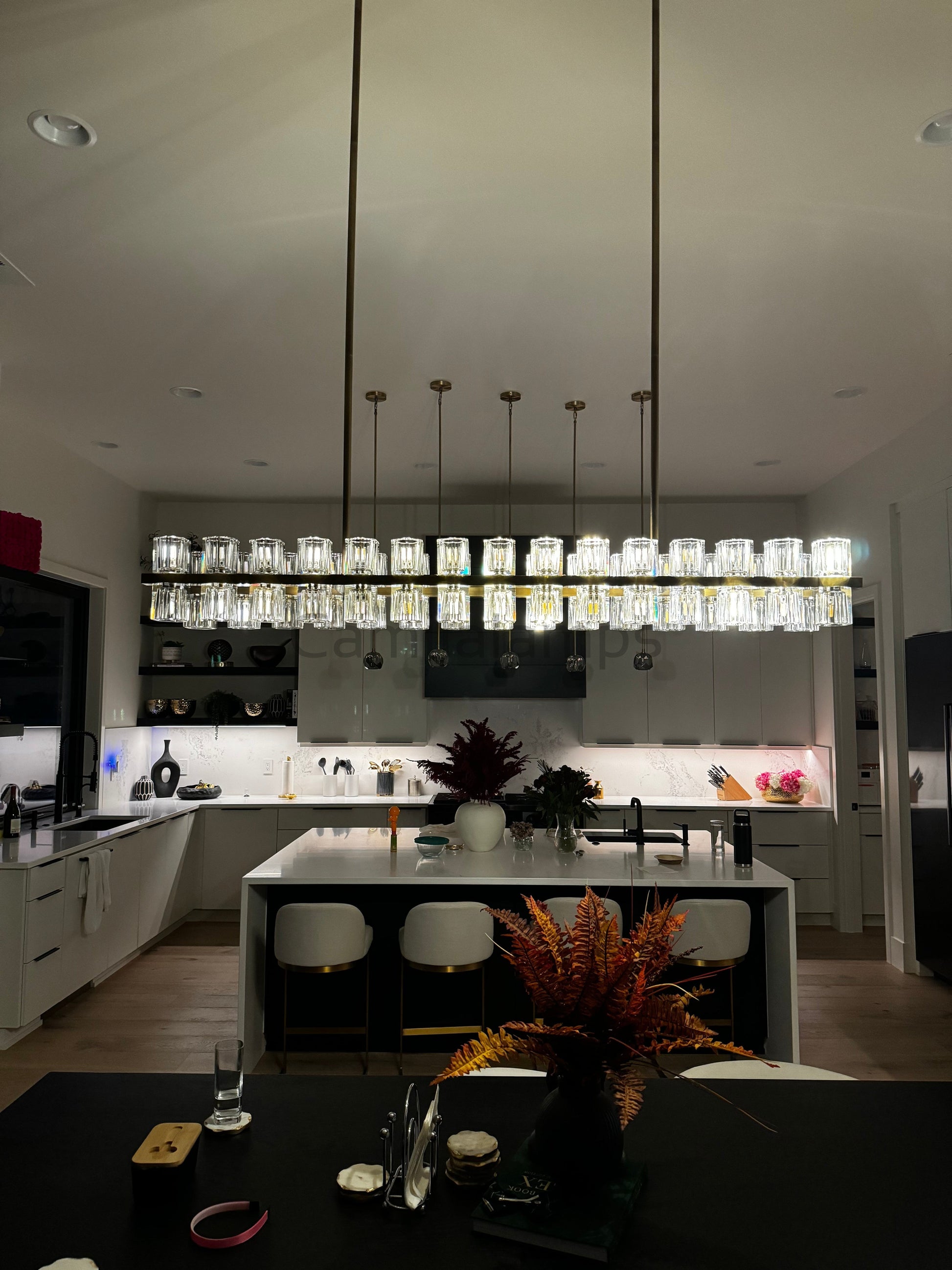 Arcachon Crystal Rectangular Chandelier48" 54" 72" - Camilalamps - Ca-1CH10254-12