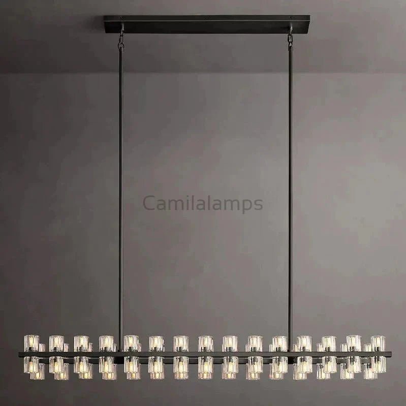 Arcachon Crystal Rectangular Chandelier48" 54" 72" - Camilalamps - Ca-1CH10254-12