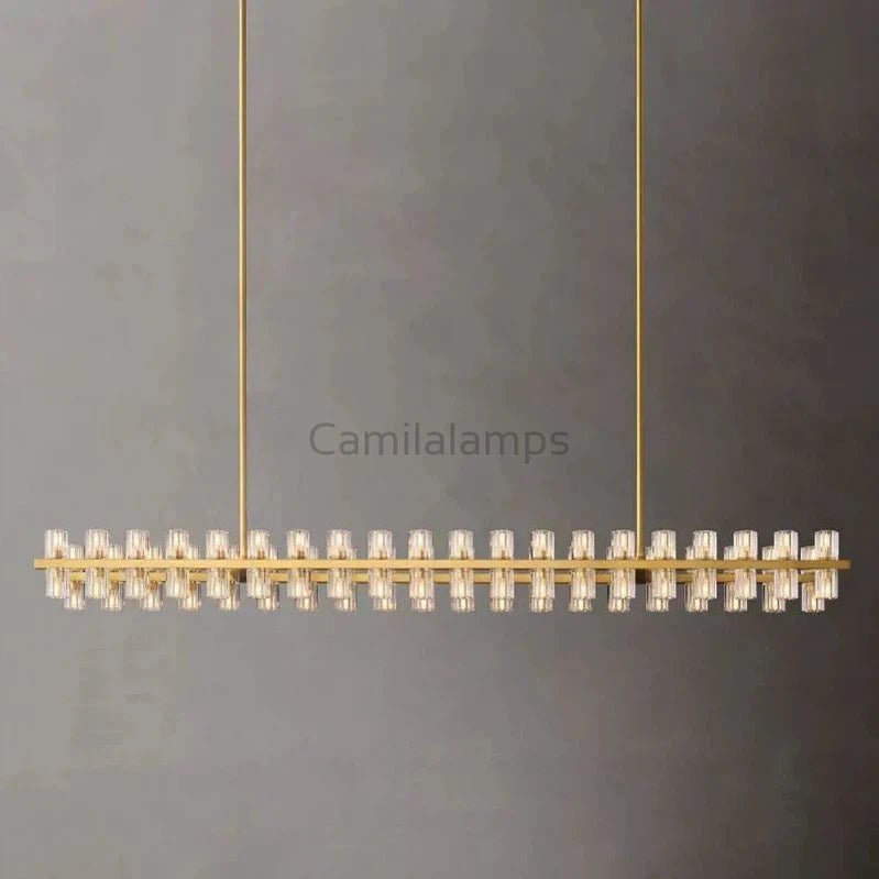 Arcachon Crystal Rectangular Chandelier48" 54" 72" - Camilalamps - CA - CH10254 - 2