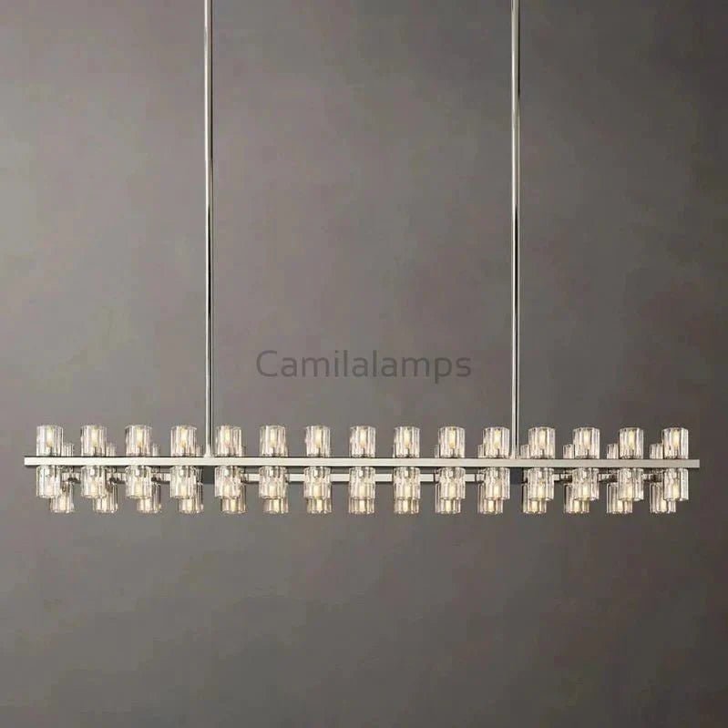 Arcachon Crystal Rectangular Chandelier48" 54" 72" - Camilalamps - Ca-1CH10254-12