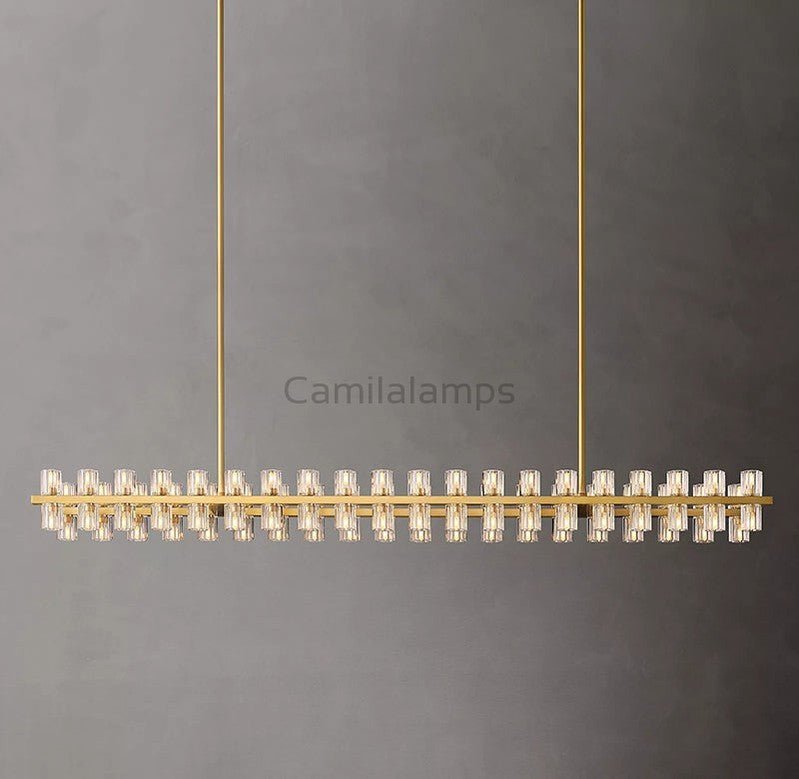 Arcachon Crystal Rectangular Chandelier48" 54" 72" - Camilalamps - Ca-1CH10254-12
