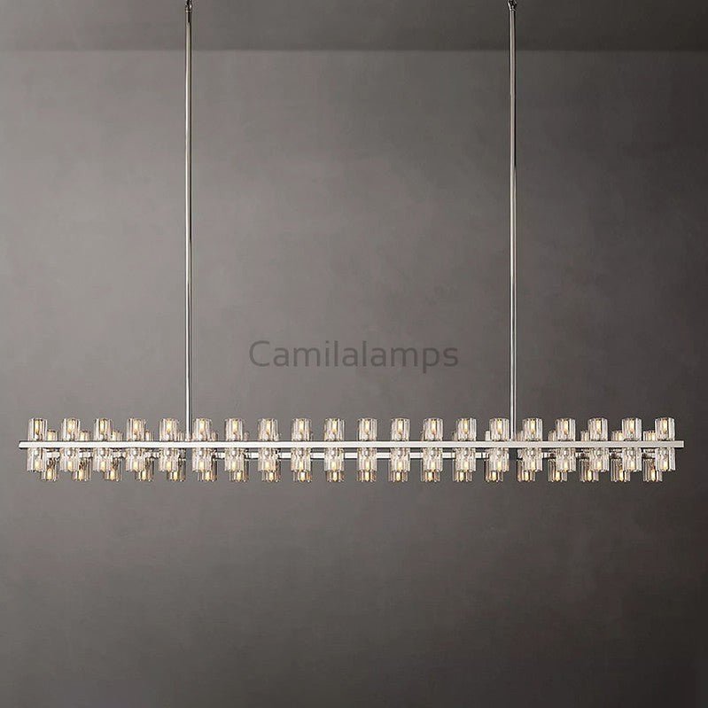 Arcachon Crystal Rectangular Chandelier48" 54" 72" - Camilalamps - Ca-1CH10254-12