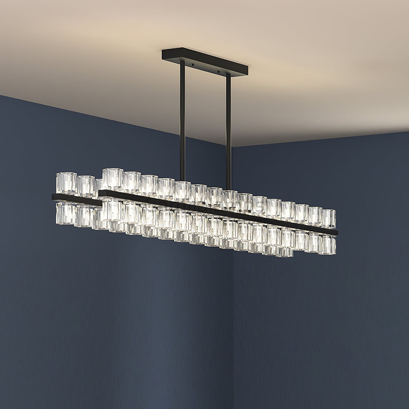 Arcachon Crystal Rectangular Chandelier48" 54" 72" - Camilalamps - 219909