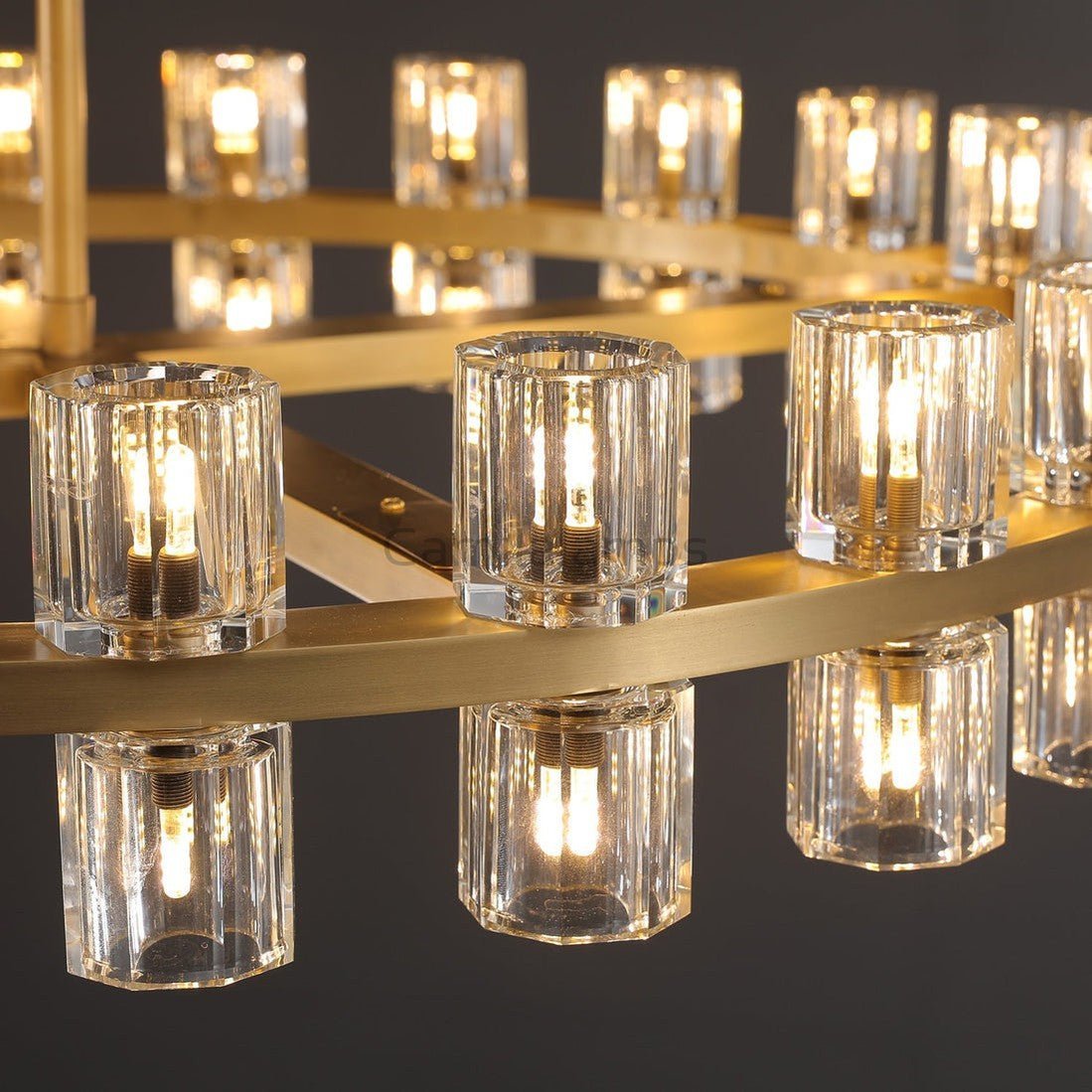 Arcachon Crystal Round Chandelier 36" - Camilalamps - Ca-1CH10236-12