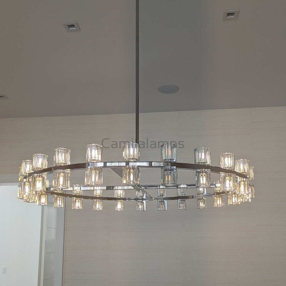 Arcachon Crystal Round Chandelier 36" - Camilalamps - Ca-1CH10236-12