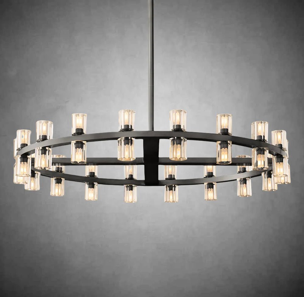 Arcachon Crystal Round Chandelier 36" - Camilalamps - CA - CH10236 - 2