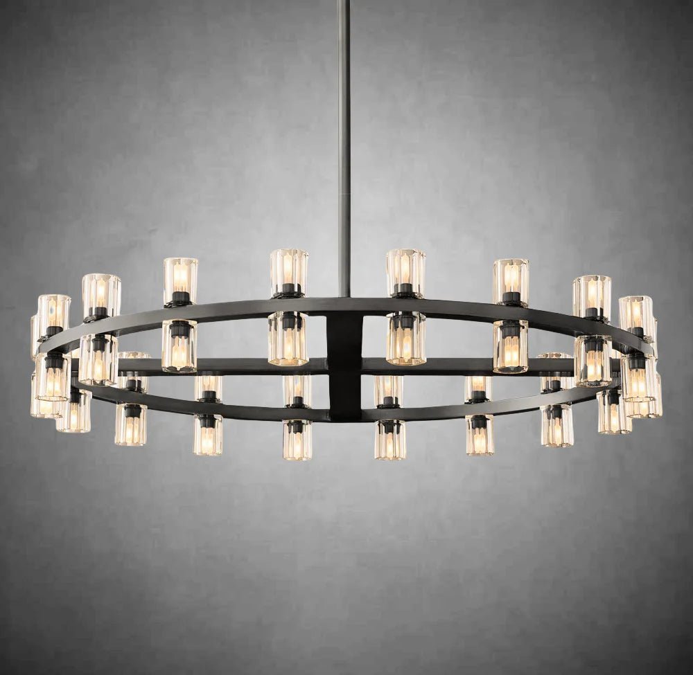 Arcachon Crystal Round Chandelier 36" - Camilalamps - Ca-1CH10236-12