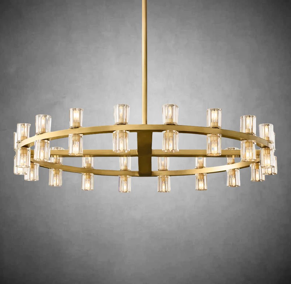Arcachon Crystal Round Chandelier 36" - Camilalamps - Ca-1CH10236-11