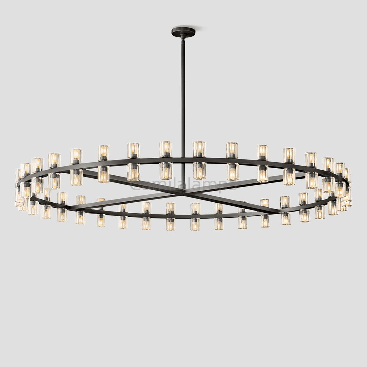Arcachon Crystal Round Chandelier 48" - Camilalamps - CA - CH10248 - 2