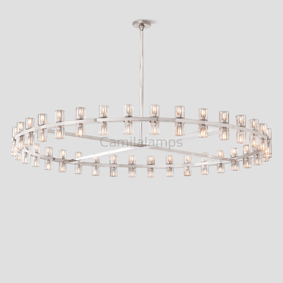 Arcachon Crystal Round Chandelier 48" - Camilalamps - CA - CH10248 - 2