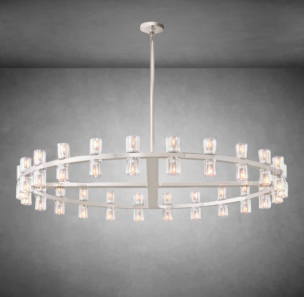 Arcachon Crystal Round Chandelier 48" - Camilalamps - CA - CH10248 - 3