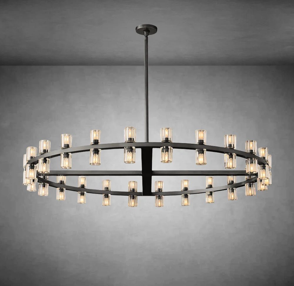 Arcachon Crystal Round Chandelier 48" - Camilalamps - CA - CH10248 - 2