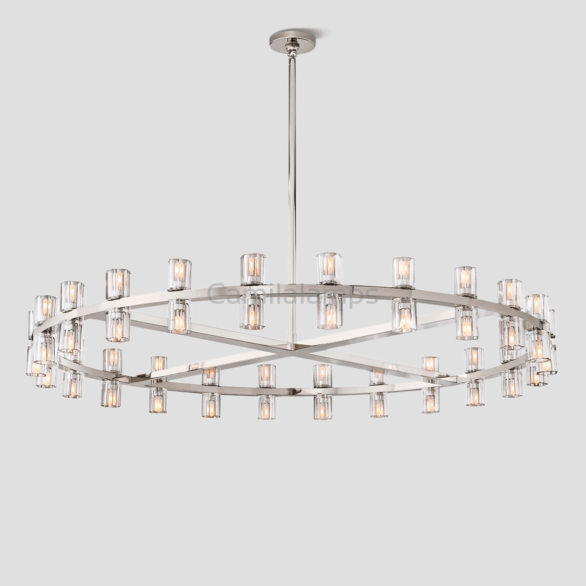 Arcachon Crystal Round Chandelier 60" - Camilalamps - CA - CH10260 - 1