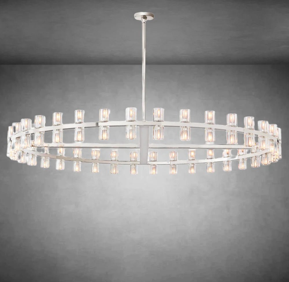 Arcachon Crystal Round Chandelier 60" - Camilalamps - CA - CH10260 - 2
