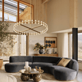 Arcachon Crystal Round Chandelier 60
