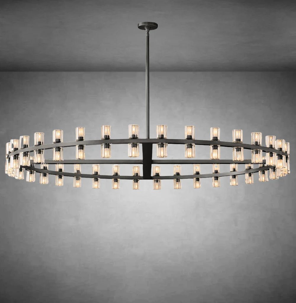 Arcachon Crystal Round Chandelier 60" - Camilalamps - CA - CH10260 - 2