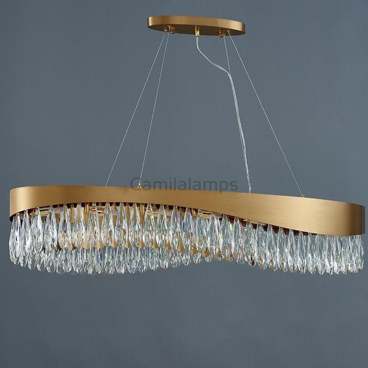 Arian Oval Crystal Chandelier - Camilalamps - Ca-1a-1504