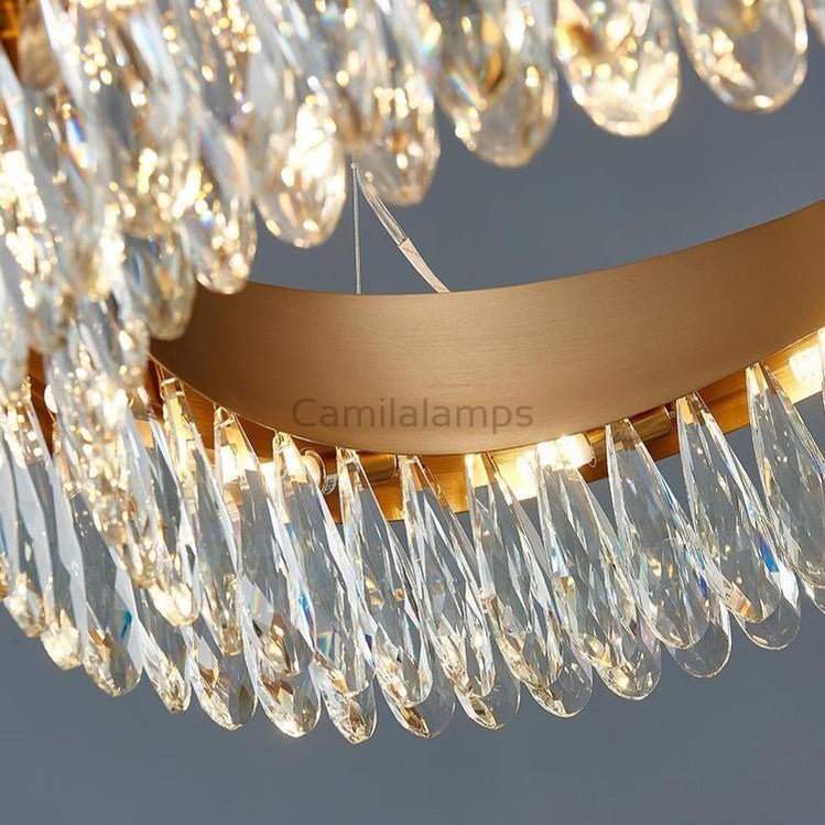 Arian Oval Crystal Chandelier - Camilalamps - Ca-1a-1504