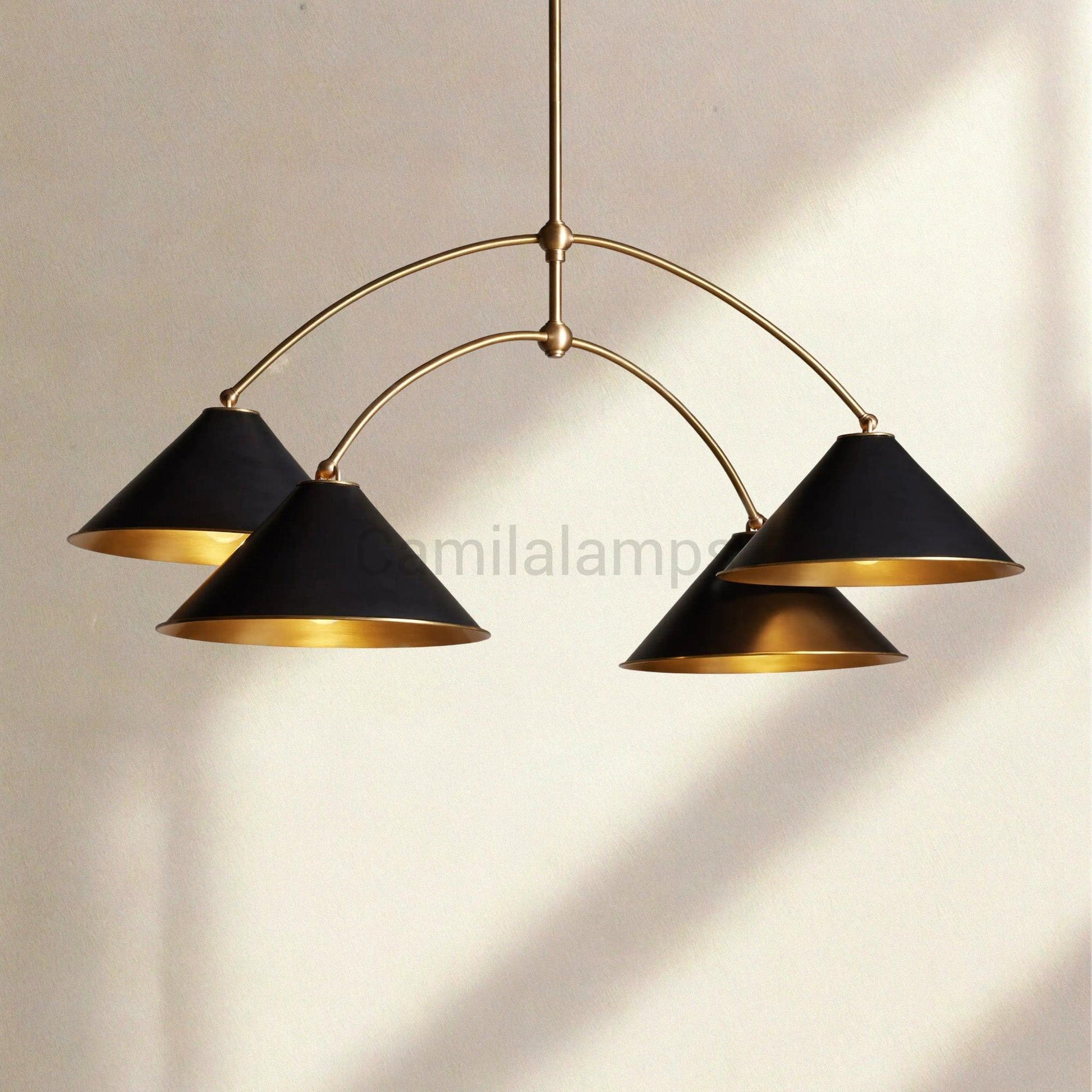 Arno 4 - Light Round Chandelier - Camilalamps - CA-Arno-Round