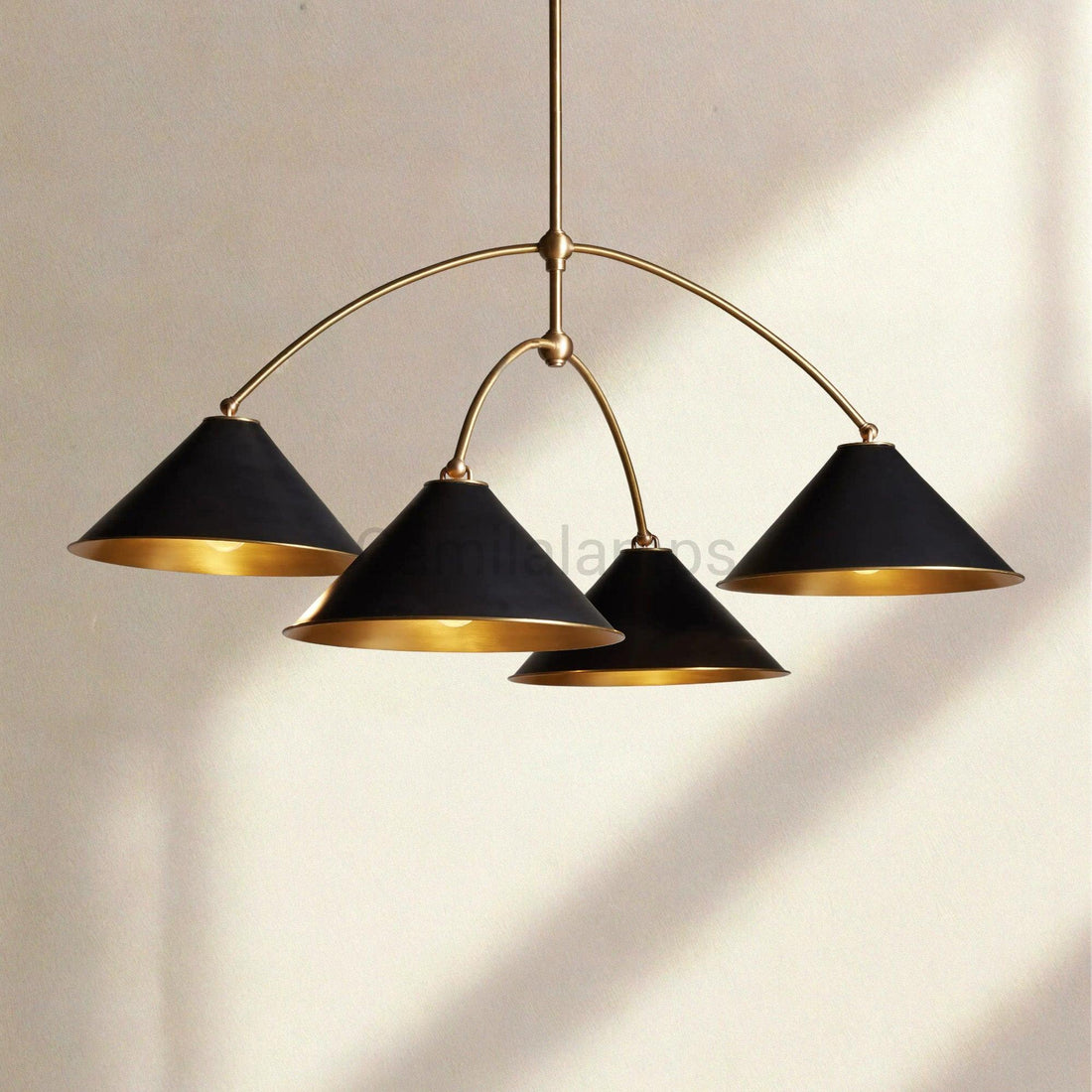 Arno 4 - Light Round Chandelier - Camilalamps - CA-Arno-Round