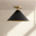 Arno Small Flush Mount in Black - Camilalamps - CA-Arno-Flushmount