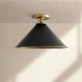 Arno Small Flush Mount in Black - Camilalamps - CA-Arno-Flushmount