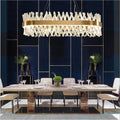 Arsenio Oval Crystal Chandelier - Camilalamps - CA - A - 530