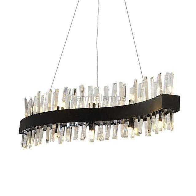 Arsenio Wave Crystal Chandelier - Camilalamps - Ca-1a-1526