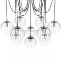 Art Crystal Ball Spider Chandelier Clear Ribbon Glass - Camilalamps - CA - SP - 10073