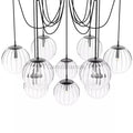 Art Crystal Ball Spider Chandelier Clear Ribbon Glass - Camilalamps - Ca-1SP-110073