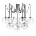 Art Crystal Ball Spider Chandelier Clear Ribbon Glass - Camilalamps - Ca-1SP-110073
