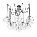 Art Crystal Ball Spider Chandelier Clear Ribbon Glass - Camilalamps - Ca-1SP-110074
