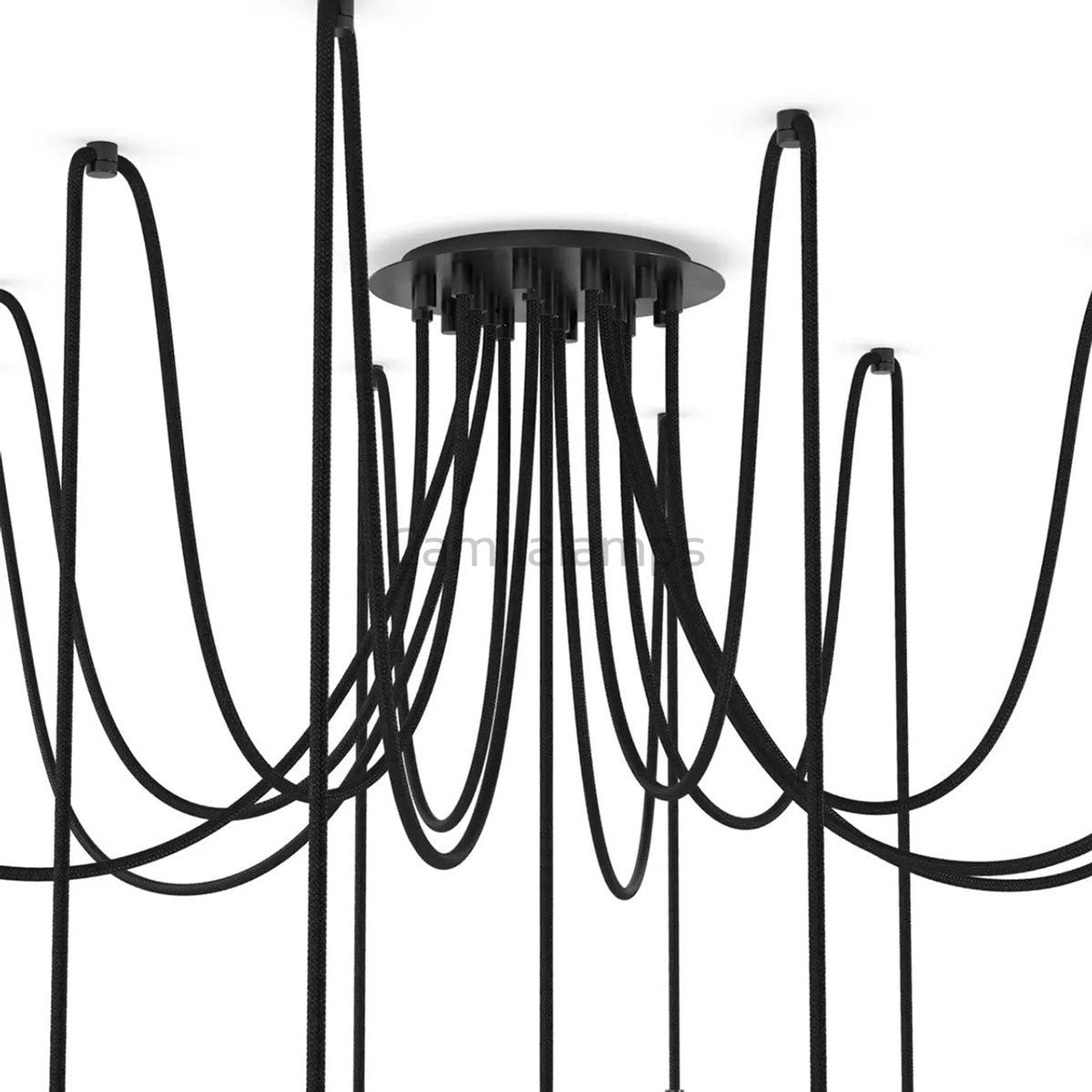 Art Crystal Ball Spider Chandelier Opal Matte Glass - Camilalamps - Ca-1SP-110071