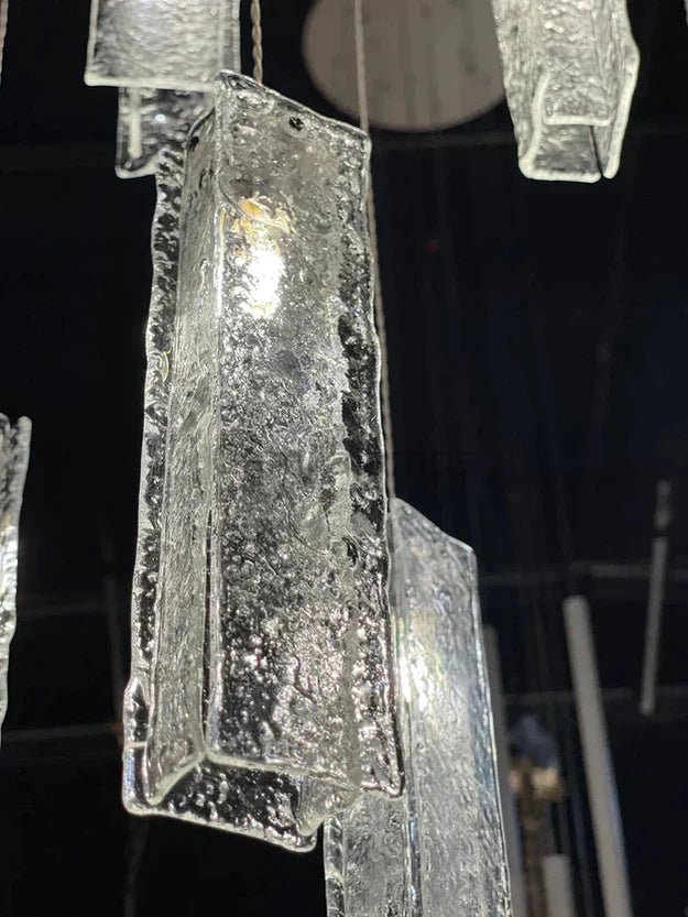 Art Design 1/25/60/84 - Light Colorful Rectangle Cluster Glass Tile Pendant/Chandelier - Camilalamps - CA - AR - 10071