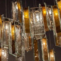 Art Design 1/25/60/84 - Light Colorful Rectangle Cluster Glass Tile Pendant/Chandelier - Camilalamps - CA - AR - 10071