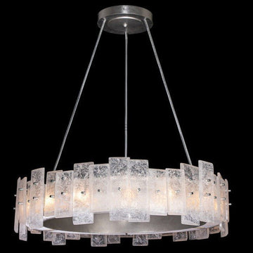 Art Handcrafted Round Living Room Chandelier 15 - Light - Camilalamps - CaC1680