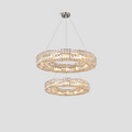Aster Halo Crystal Multi - Tier Ring Chandelier - Camilalamps - Ca-1LI2024-1C5562