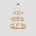Aster Halo Crystal Multi - Tier Ring Chandelier - Camilalamps - Ca-1LI2024-1C5564