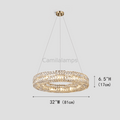 Aster Halo Crystal Ring Chandelier - Camilalamps - CA - LI2024 - C5557