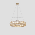 Aster Halo Crystal Ring Chandelier - Camilalamps - CA - LI2024 - C5558
