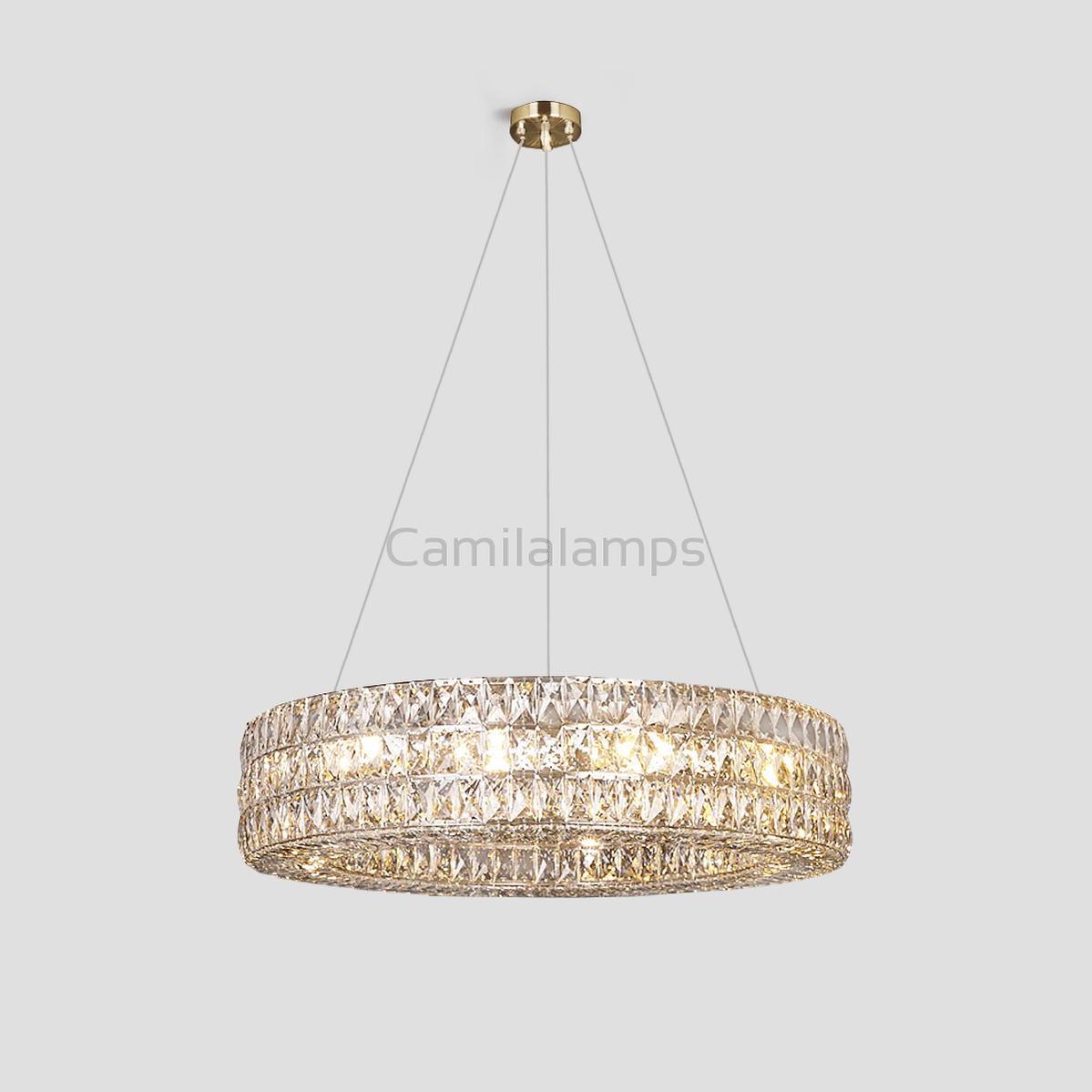 Aster Halo Crystal Ring Chandelier - Camilalamps - Ca-1LI2024-1C5559
