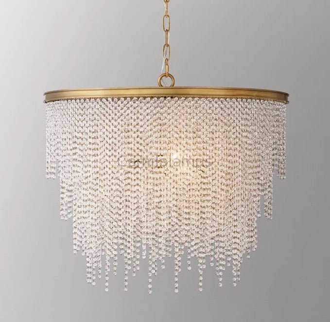 Athena Crystal large Pendant 28”D - Camilalamps - CA - BR - 13