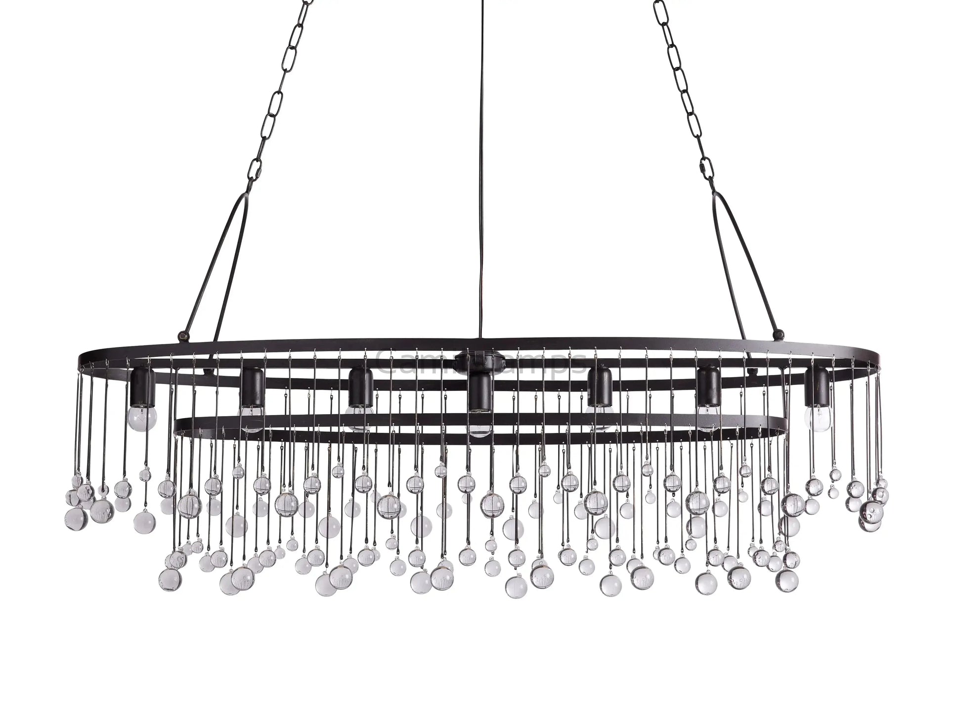 Aubrey 7 Light Oval Chandelier - Camilalamps - Ca-1636H422